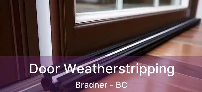  Door Weatherstripping Bradner - BC