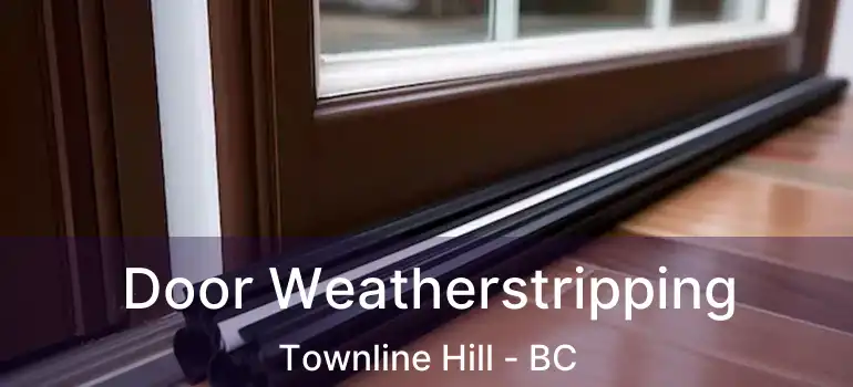 Door Weatherstripping Townline Hill - BC