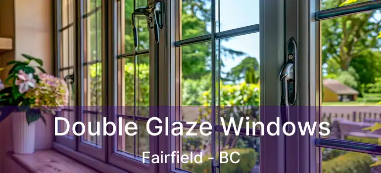  Double Glaze Windows Fairfield - BC