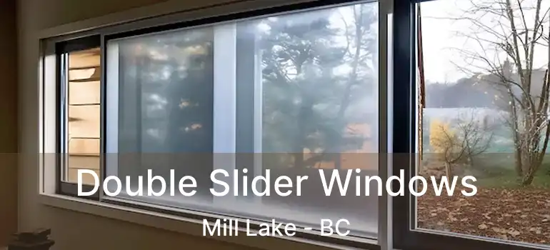  Double Slider Windows Mill Lake - BC