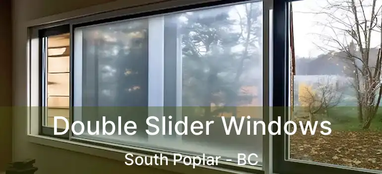  Double Slider Windows South Poplar - BC
