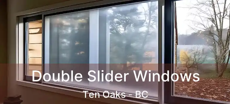  Double Slider Windows Ten Oaks - BC