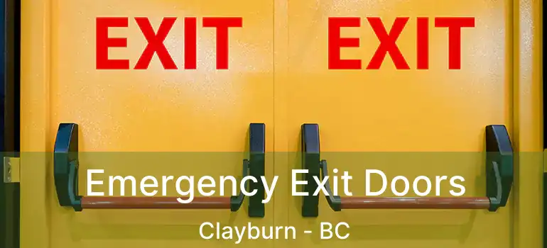  Emergency Exit Doors Clayburn - BC