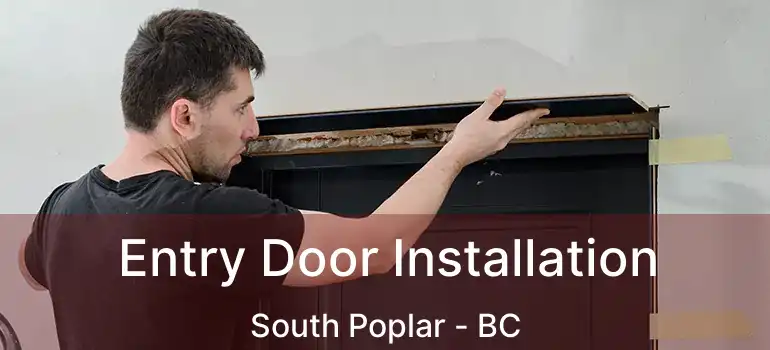  Entry Door Installation South Poplar - BC