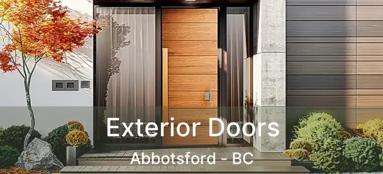  Exterior Doors Abbotsford - BC