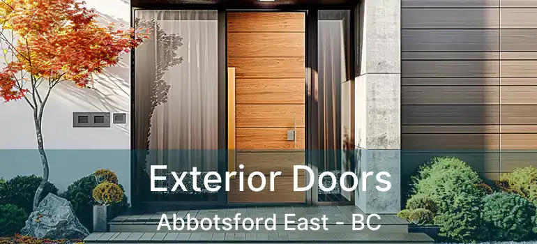  Exterior Doors Abbotsford East - BC