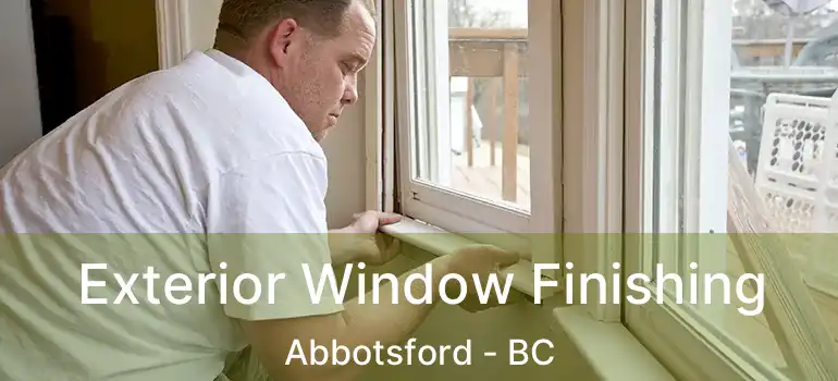  Exterior Window Finishing Abbotsford - BC