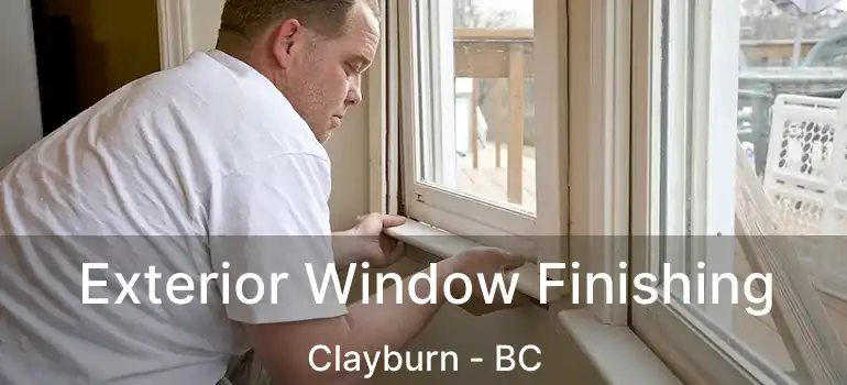  Exterior Window Finishing Clayburn - BC