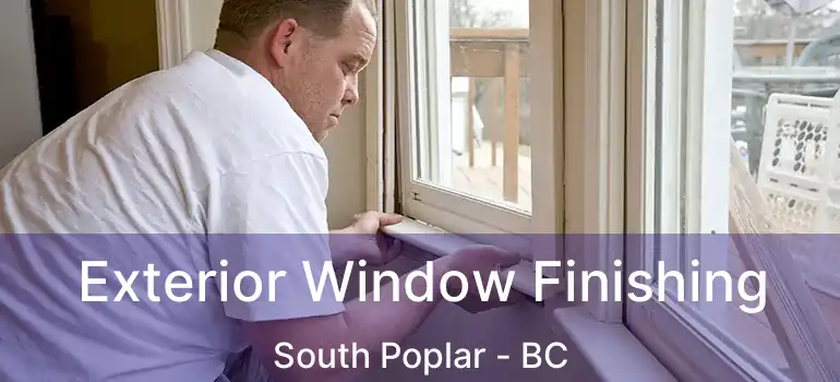  Exterior Window Finishing South Poplar - BC