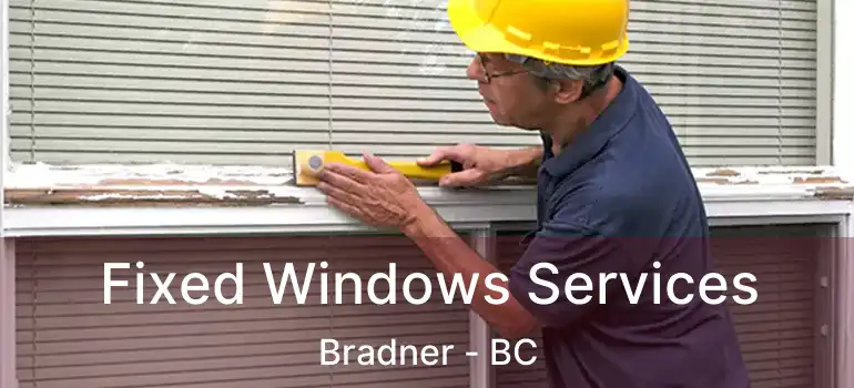  Fixed Windows Services Bradner - BC
