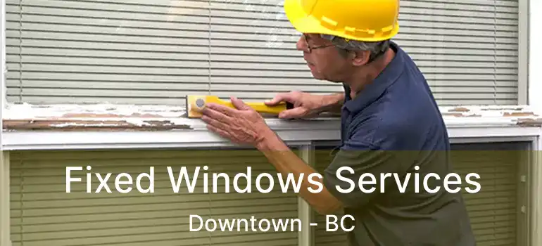  Fixed Windows Services Downtown - BC