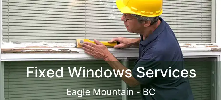  Fixed Windows Services Eagle Mountain - BC