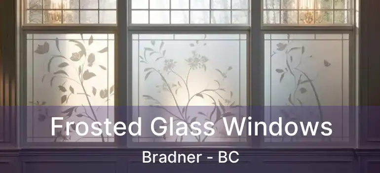  Frosted Glass Windows Bradner - BC