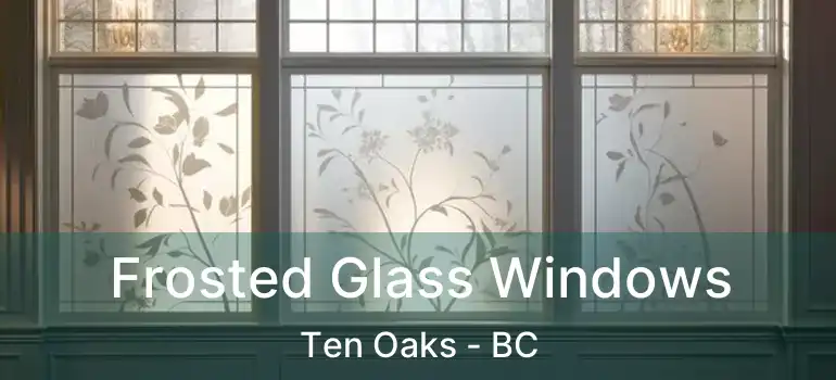  Frosted Glass Windows Ten Oaks - BC