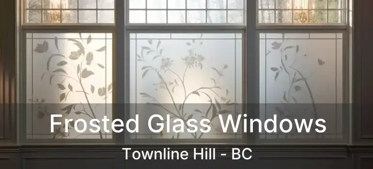  Frosted Glass Windows Townline Hill - BC