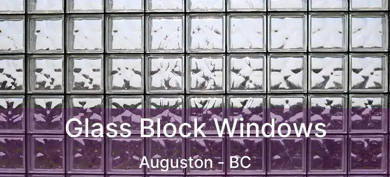  Glass Block Windows Auguston - BC