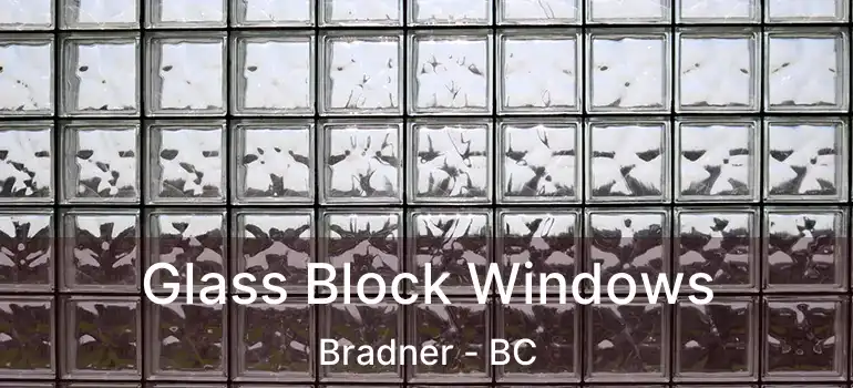  Glass Block Windows Bradner - BC