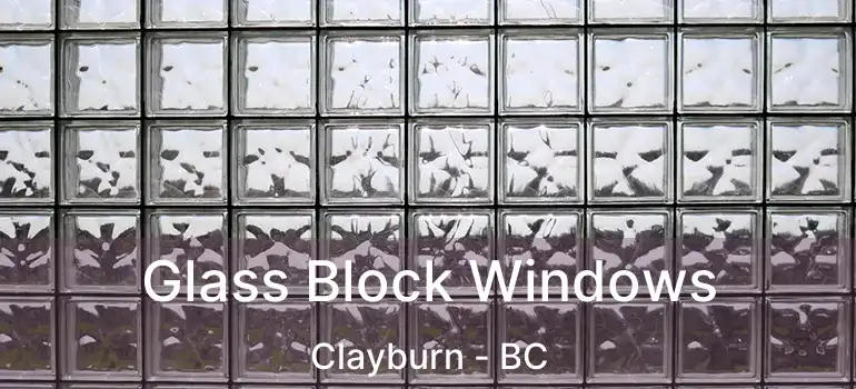  Glass Block Windows Clayburn - BC