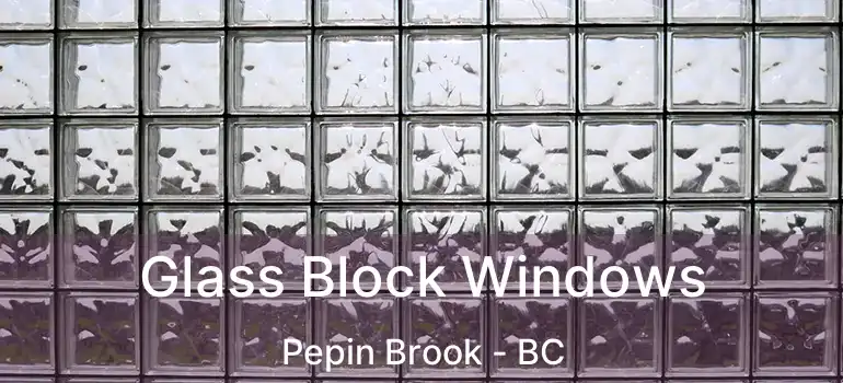  Glass Block Windows Pepin Brook - BC