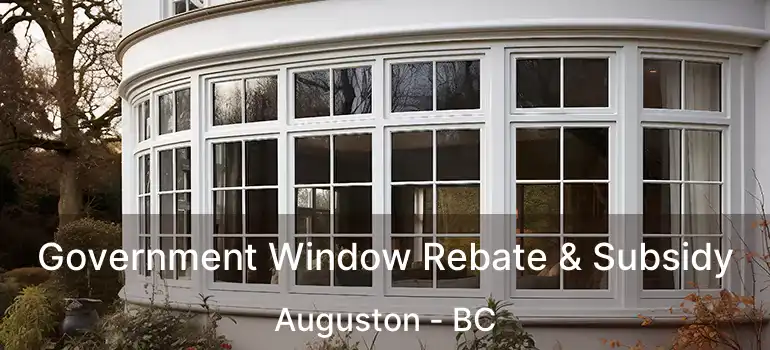  Government Window Rebate & Subsidy Auguston - BC