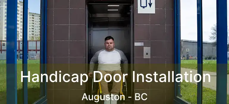  Handicap Door Installation Auguston - BC