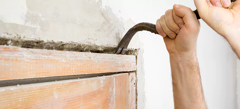 Wooden Garage Door Repair in Abbotsford, British Columbia