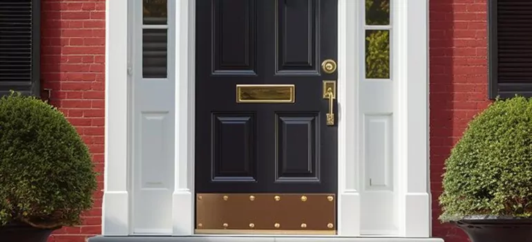Commercial Door Kick Plate Installation in Abbotsford, BC