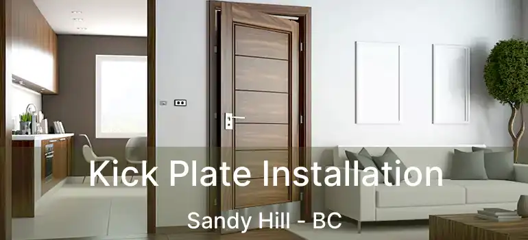  Kick Plate Installation Sandy Hill - BC