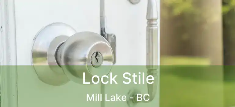  Lock Stile Mill Lake - BC