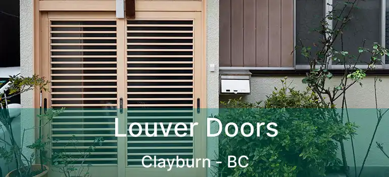  Louver Doors Clayburn - BC