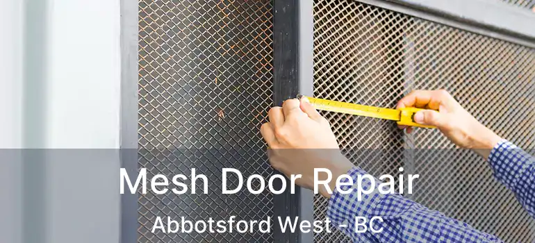  Mesh Door Repair Abbotsford West - BC