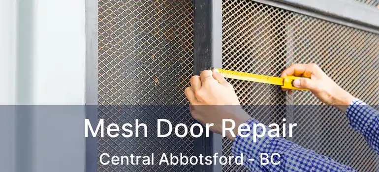  Mesh Door Repair Central Abbotsford - BC