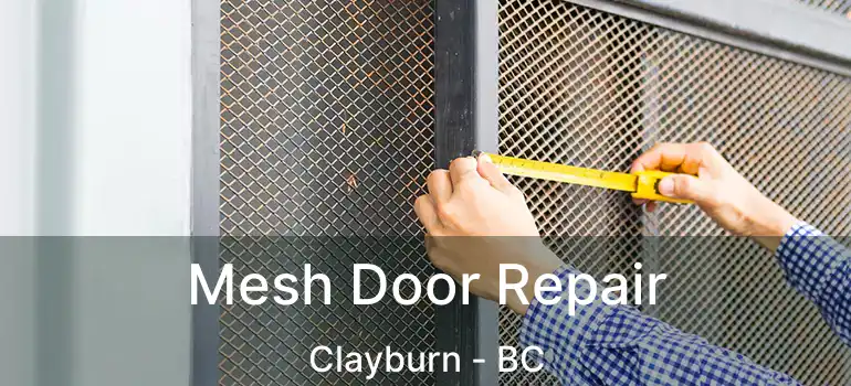  Mesh Door Repair Clayburn - BC