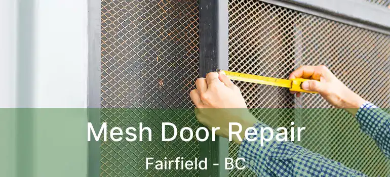  Mesh Door Repair Fairfield - BC