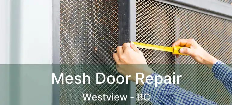 Mesh Door Repair Westview - BC