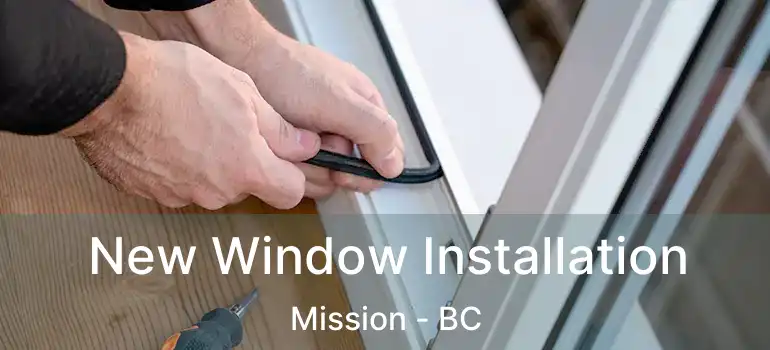  New Window Installation Mission - BC