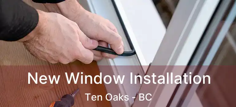  New Window Installation Ten Oaks - BC
