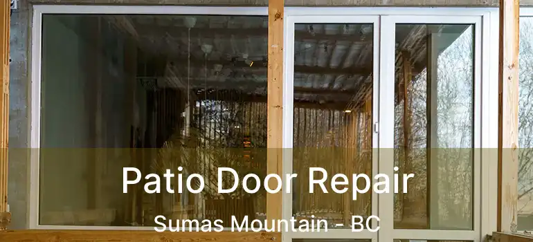  Patio Door Repair Sumas Mountain - BC