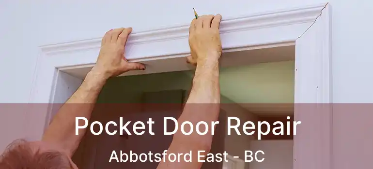  Pocket Door Repair Abbotsford East - BC