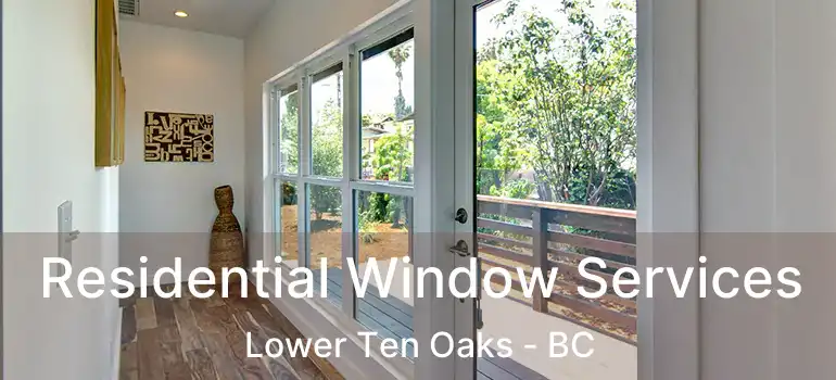  Residential Window Services Lower Ten Oaks - BC