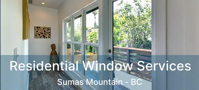  Residential Window Services Sumas Mountain - BC
