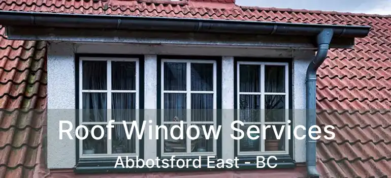  Roof Window Services Abbotsford East - BC