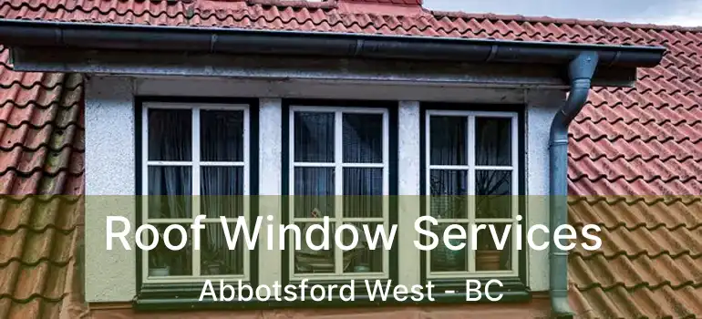  Roof Window Services Abbotsford West - BC