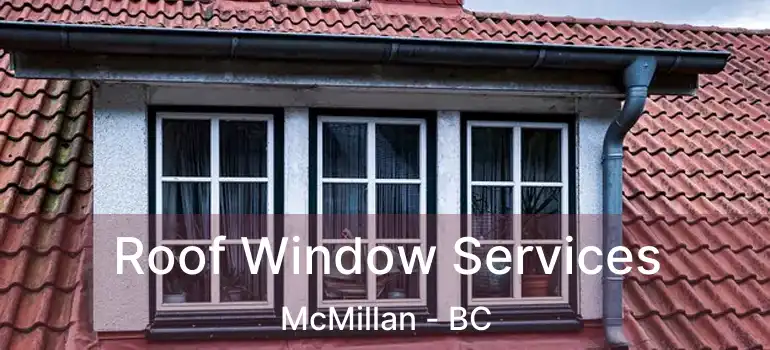  Roof Window Services McMillan - BC