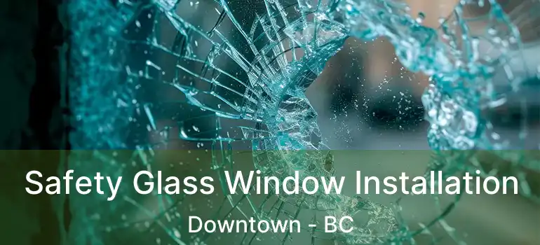  Safety Glass Window Installation Downtown - BC
