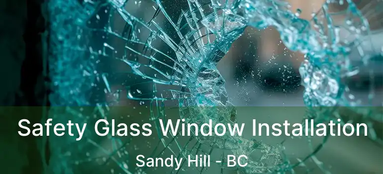  Safety Glass Window Installation Sandy Hill - BC