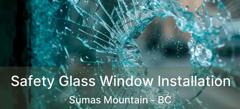  Safety Glass Window Installation Sumas Mountain - BC