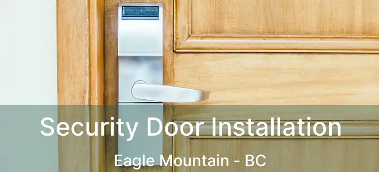 Security Door Installation Eagle Mountain - BC