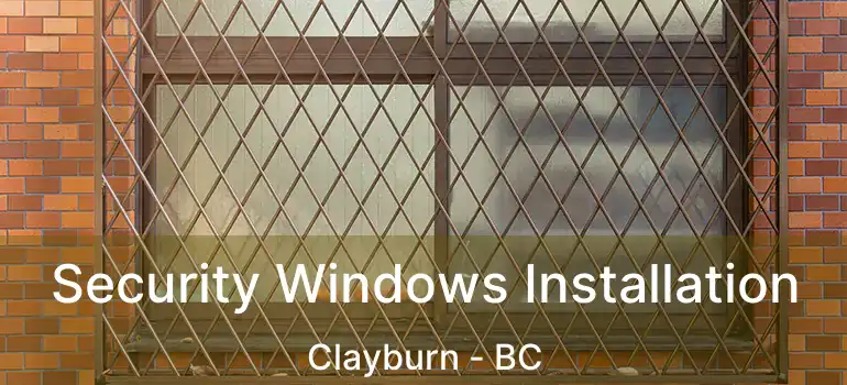  Security Windows Installation Clayburn - BC