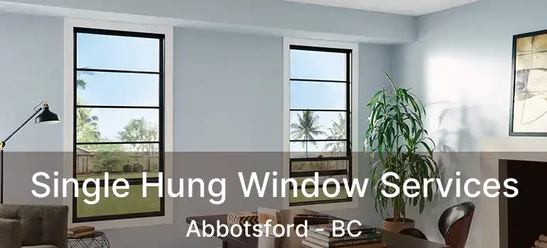  Single Hung Window Services Abbotsford - BC
